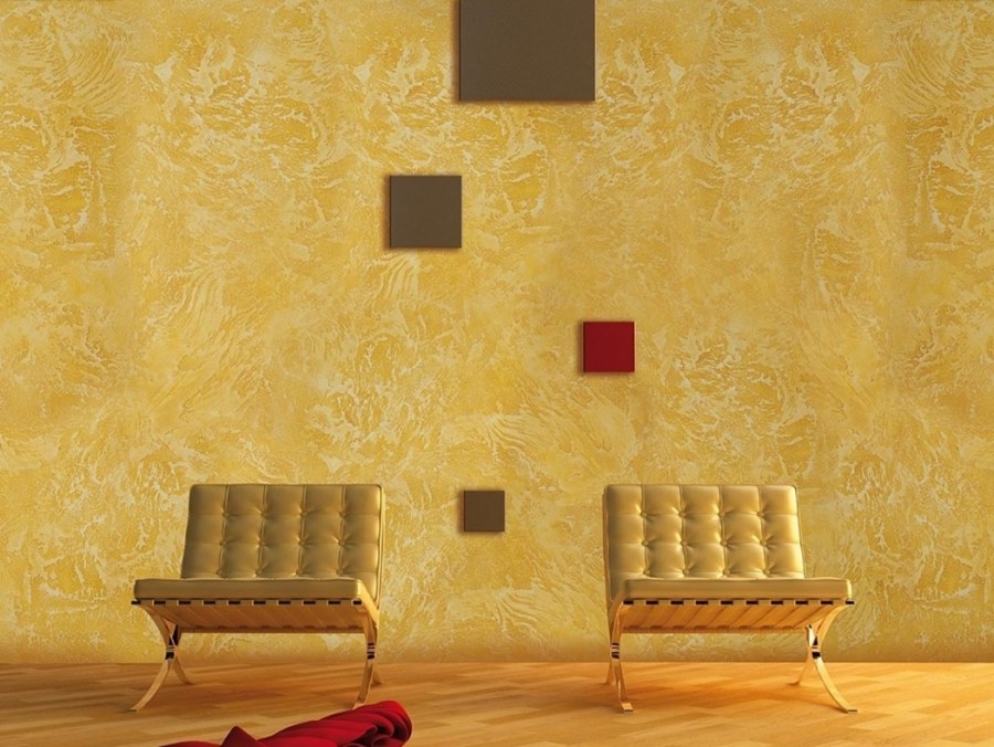 Декоративная штукатурка полосками