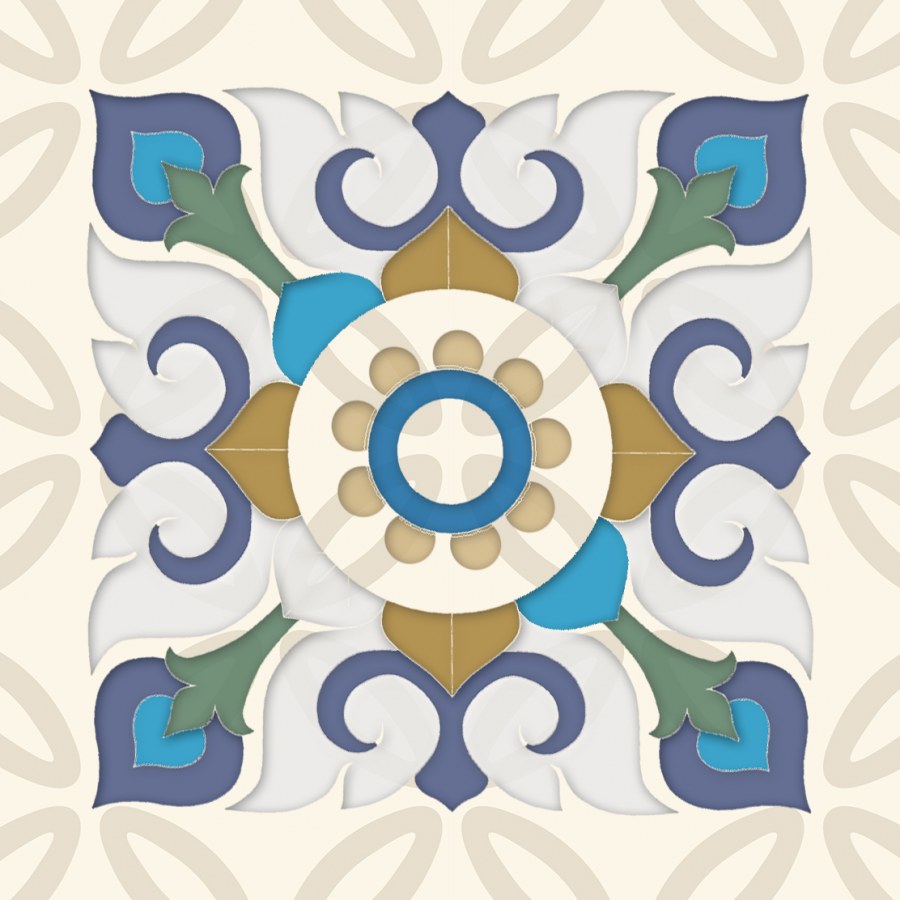 Плитка терракота Флора