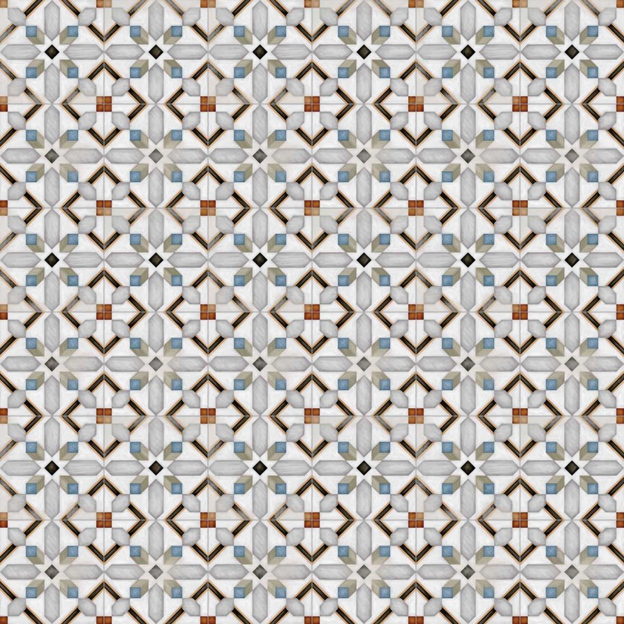 Плитка Vives Vodevil Demel Multicolor