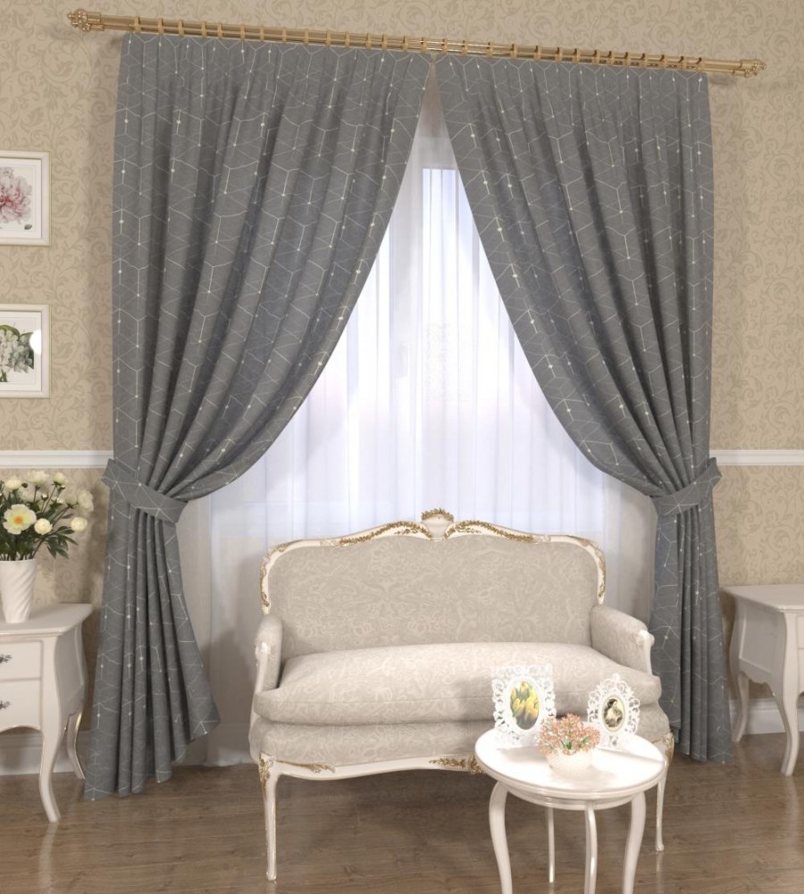 Шторы с переливом