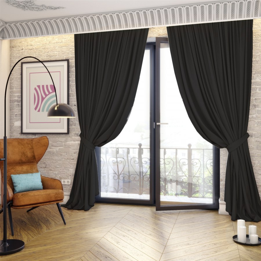 Портьеры с бахромой