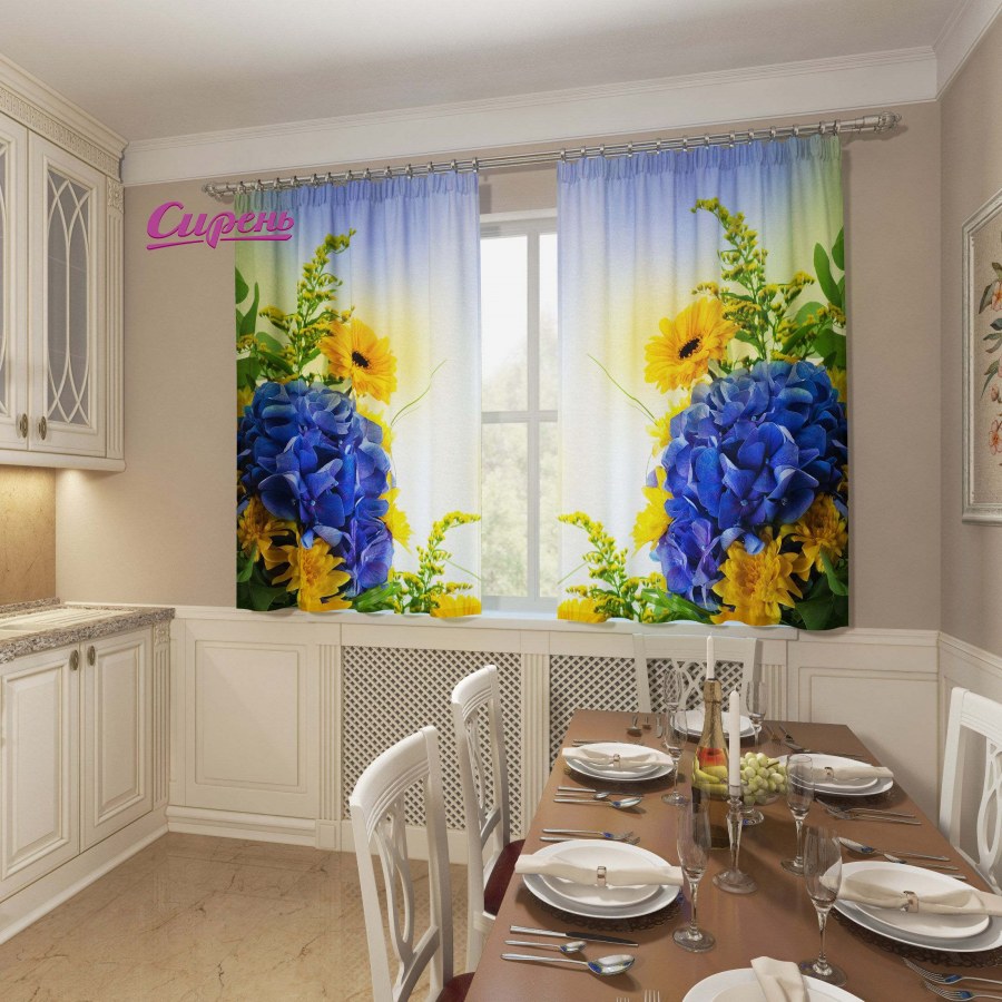 Фотошторы для кухни