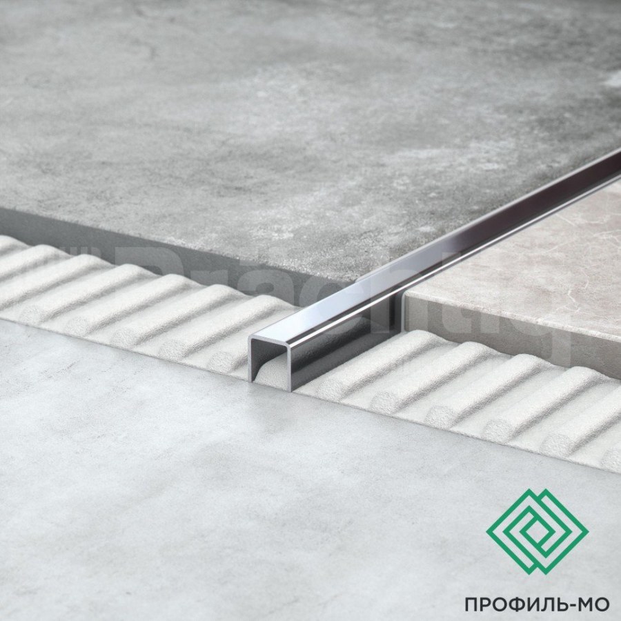 Профиль п-образный нержавейка 12х12