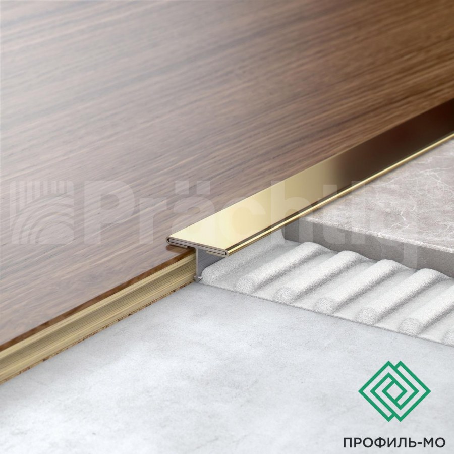 Пороги Unilin, алюминиевый т-профиль (105мм х 120мм)