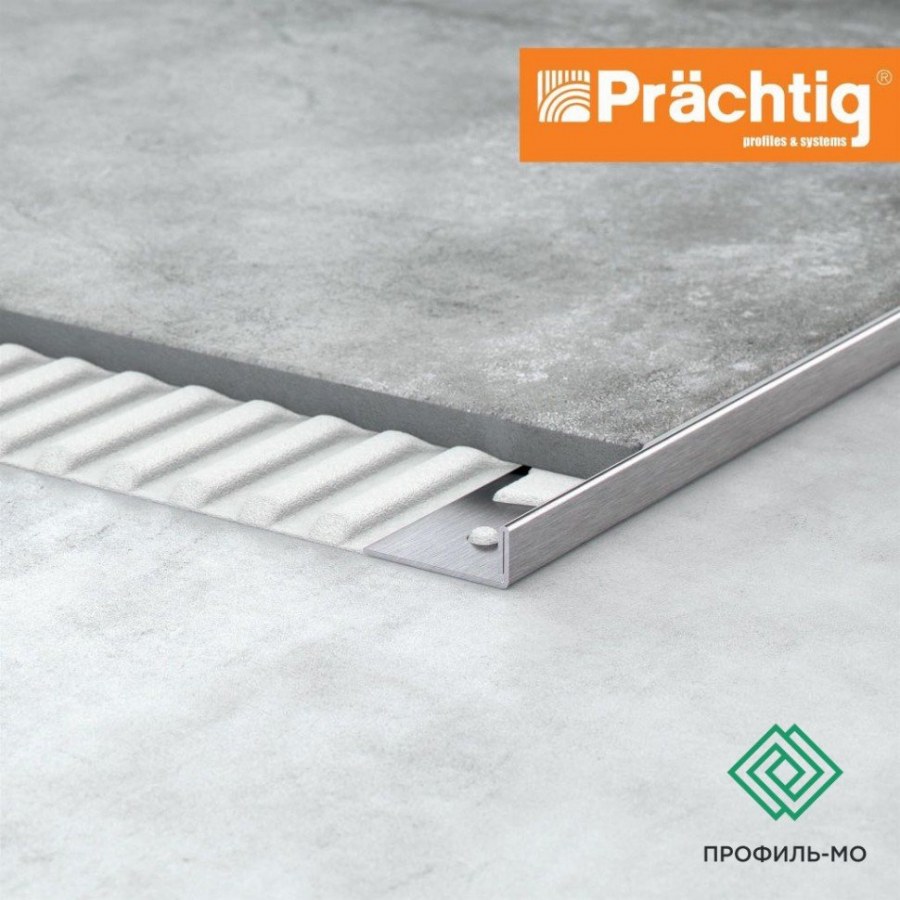 Наружный профиль для плитки 12мм из нержавеющей стали ku 12 prachtig