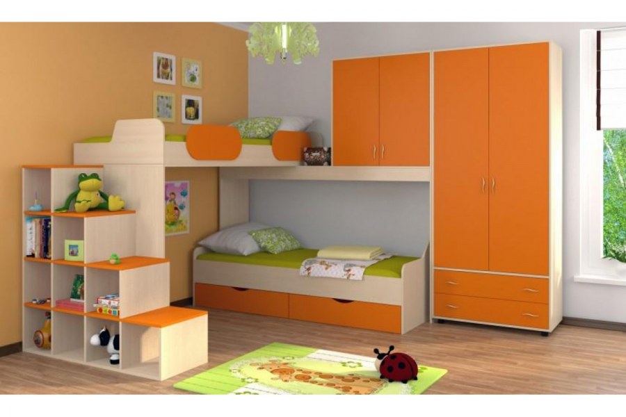 Мебель для детской комнаты для двоих