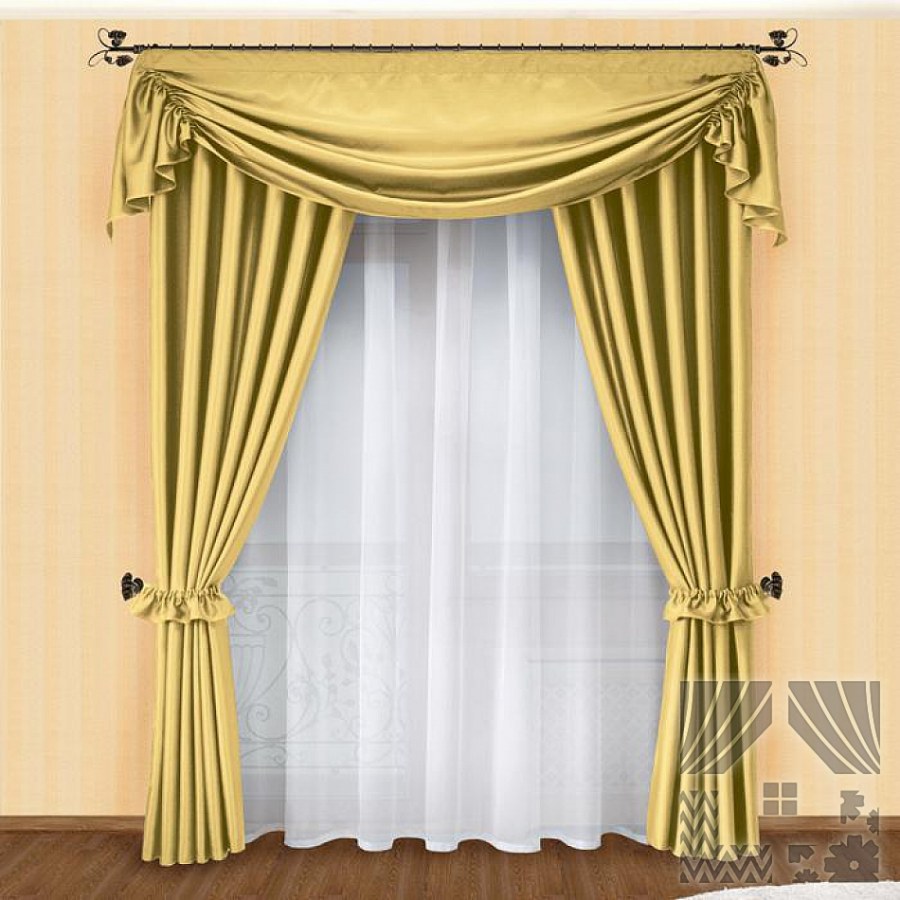 Комплект штор айвори Лора 270х300см