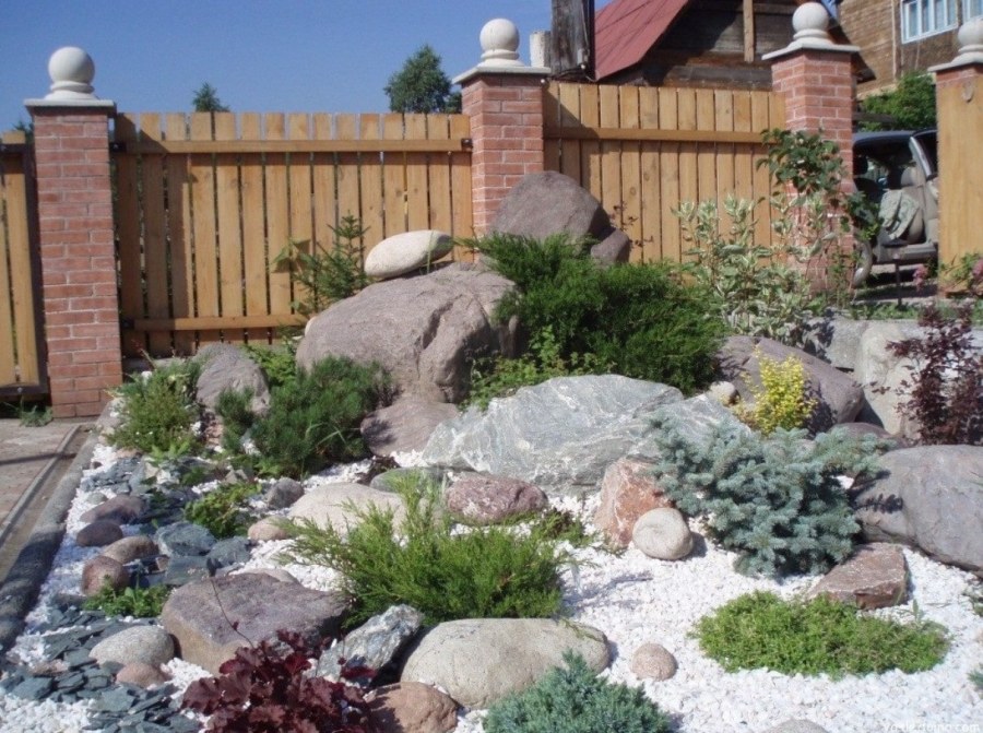 Рокарий с альпийской горкой