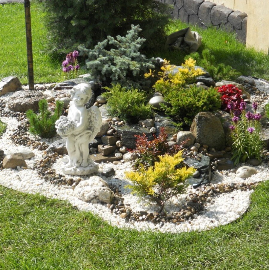 Рокарий с альпийской горкой