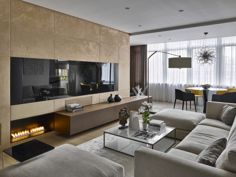 Стильный интерьер гостиной