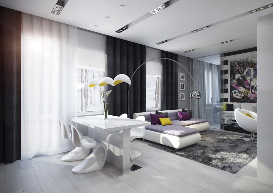 Интерьер квартиры студии