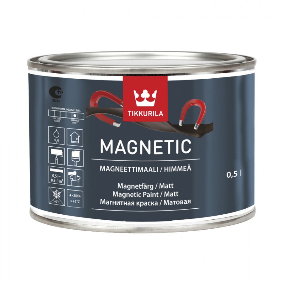 Магнитная краска Тиккурила Магнетик