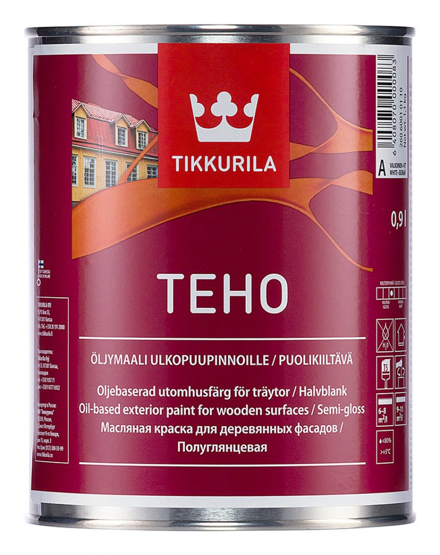 Краска Тиккурила Pika-teho 0.9 л