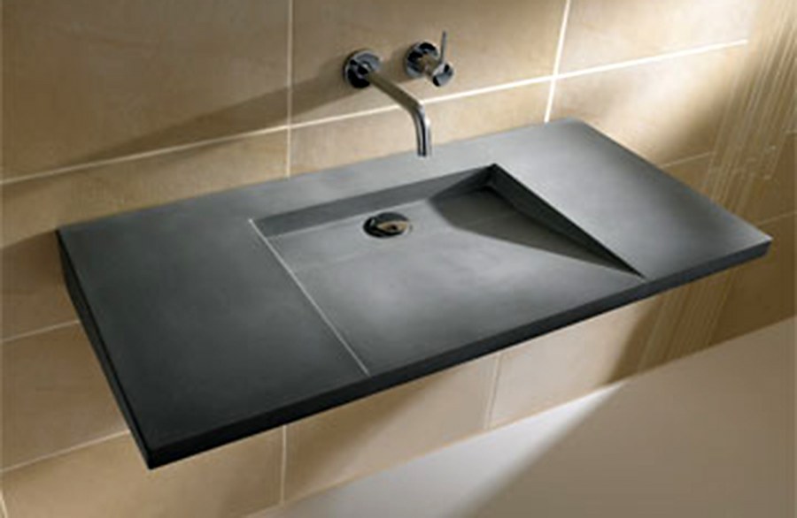 Раковина из микробетона