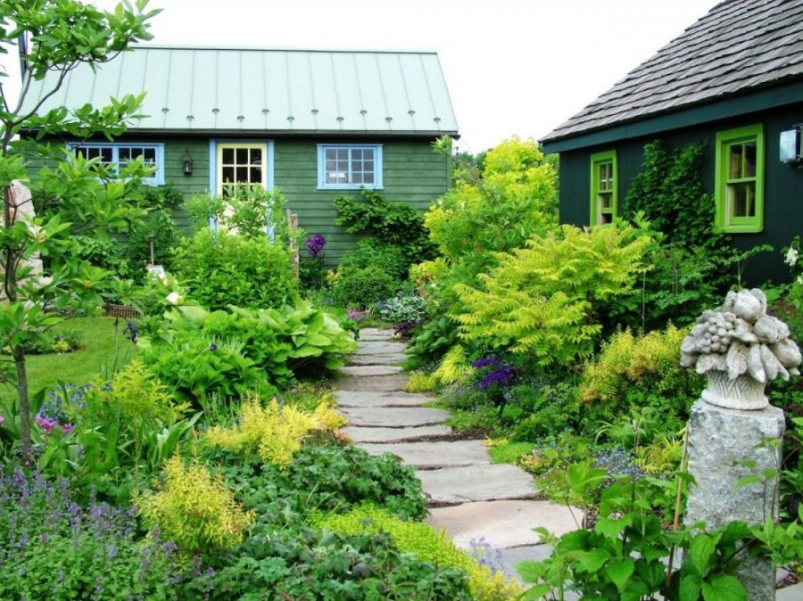 Палисадник в стиле Кантри