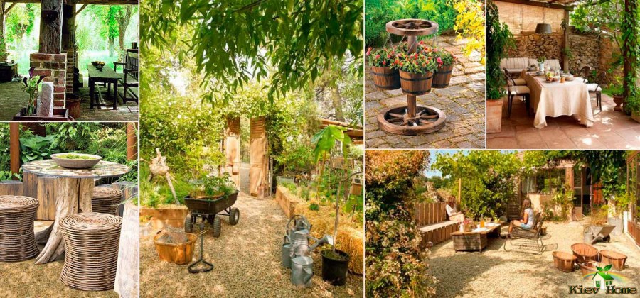 Элементы ландшафта в стиле Кантри