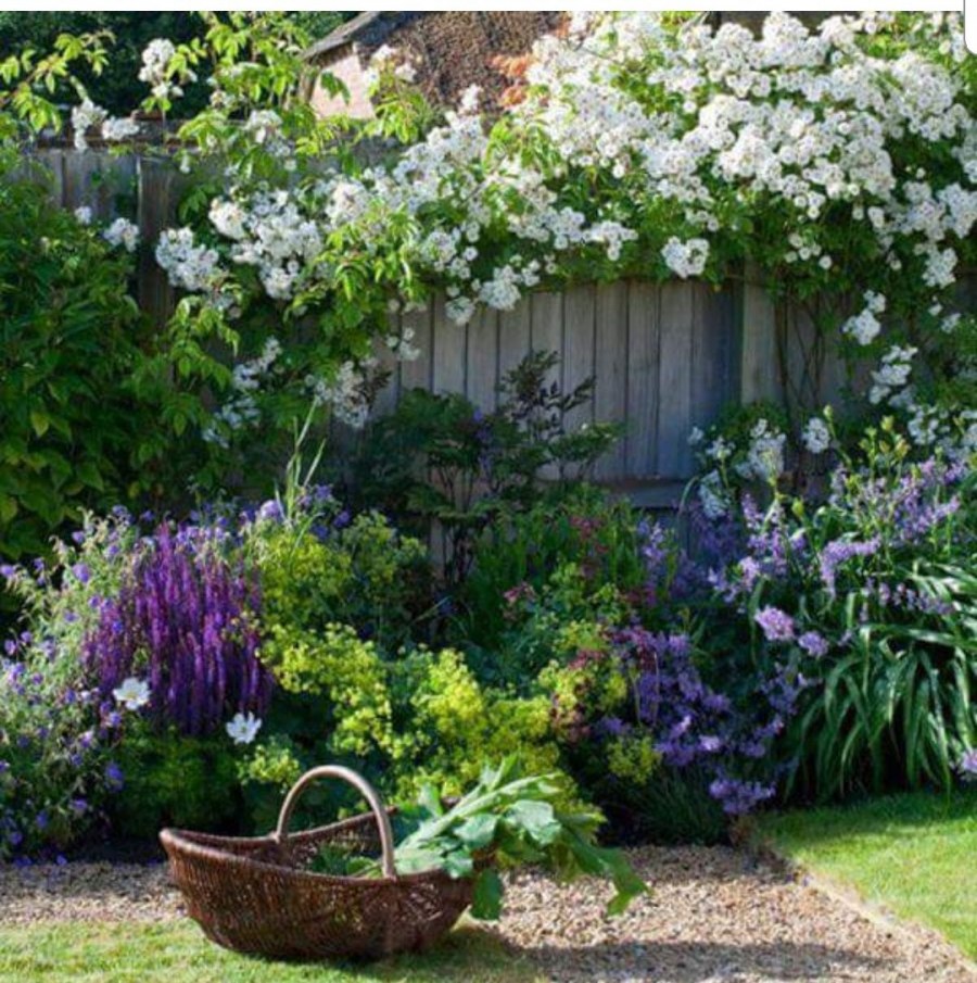 Мальва в Кантри стиле