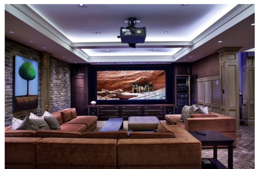 Интерьер домашнеготкинотеаьоа