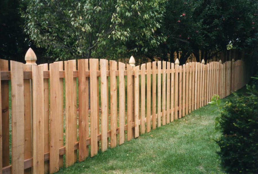 Деревянный забор