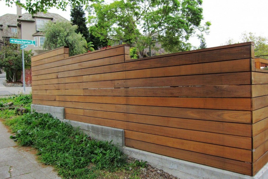 Забор из термодревесины