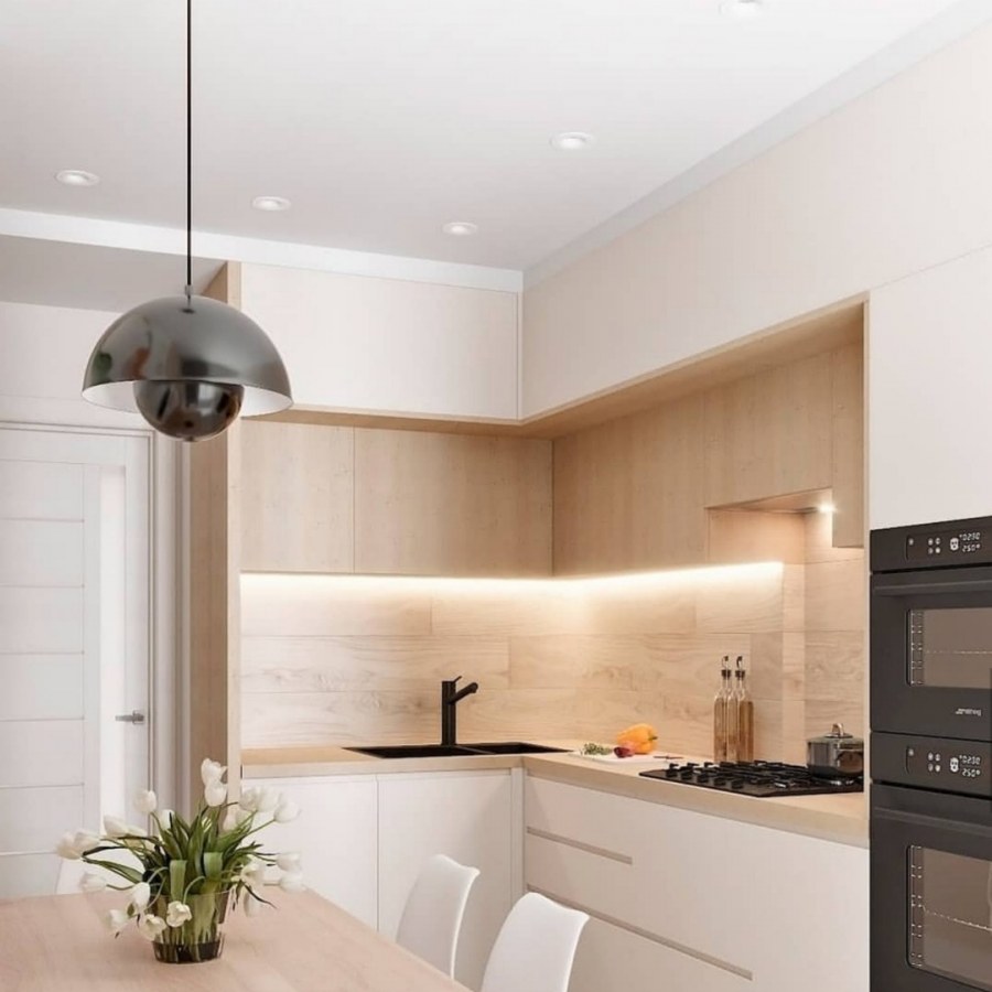 Кухня в пастельных тонах