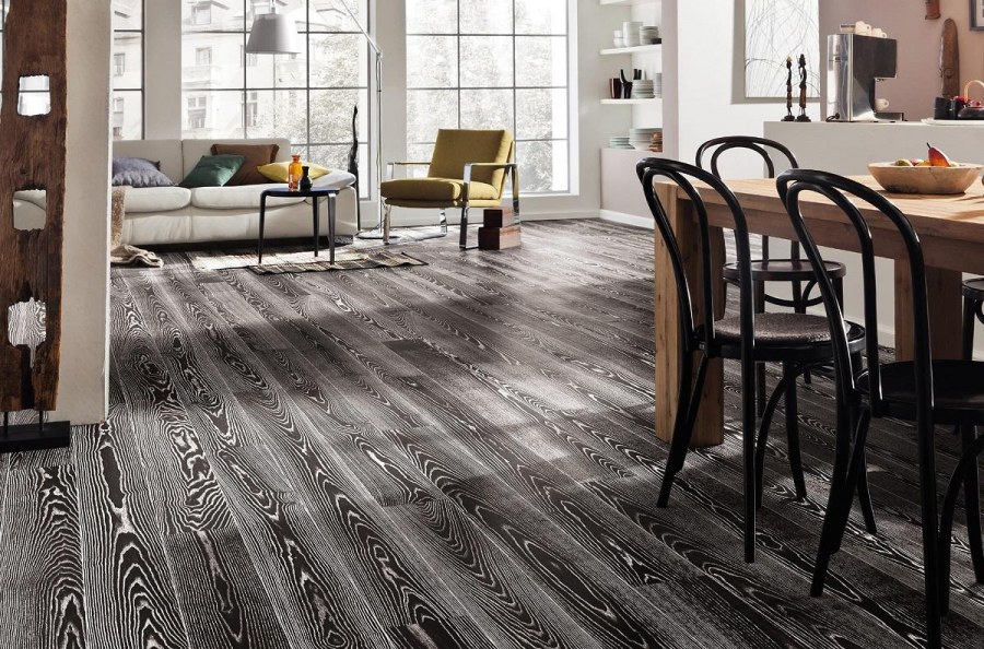 Паркетная доска Haro ясень Фэнси браш (термо