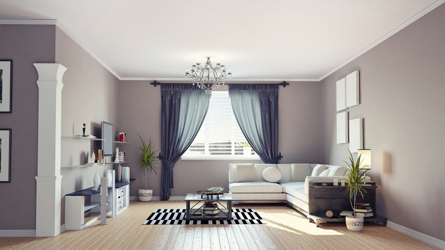 Матовый натяжной потолок в интерьере