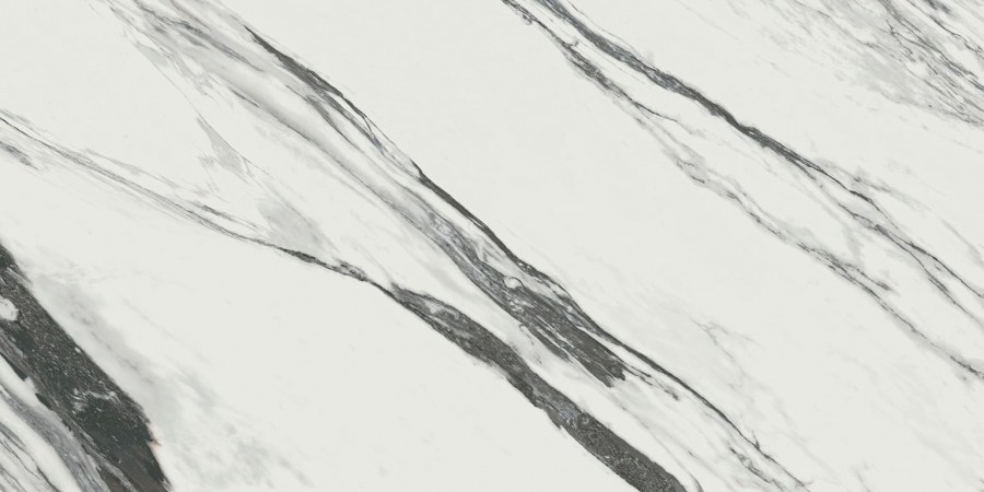 Керамогранитная плитка Italon Charme Deluxe Statuario fantastico Lux (1200х2780) белая