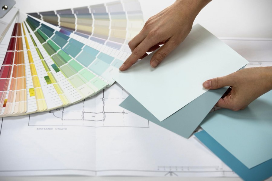 Колеровка краски для стен