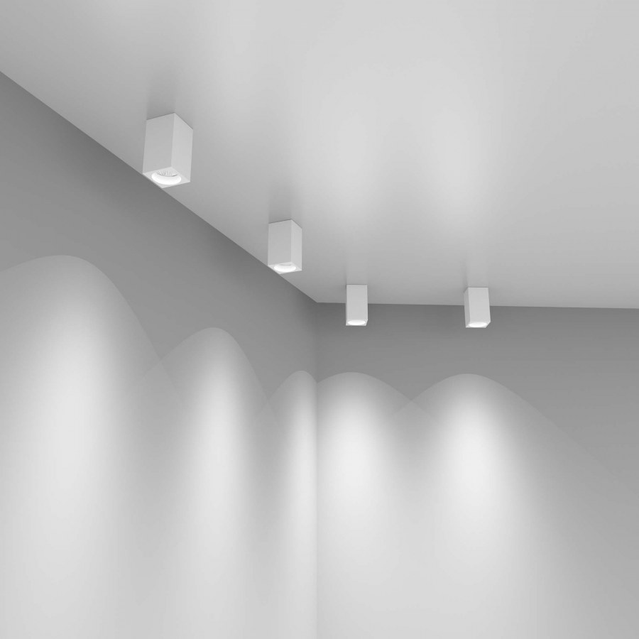 1085 Gu10 WH белый матовый