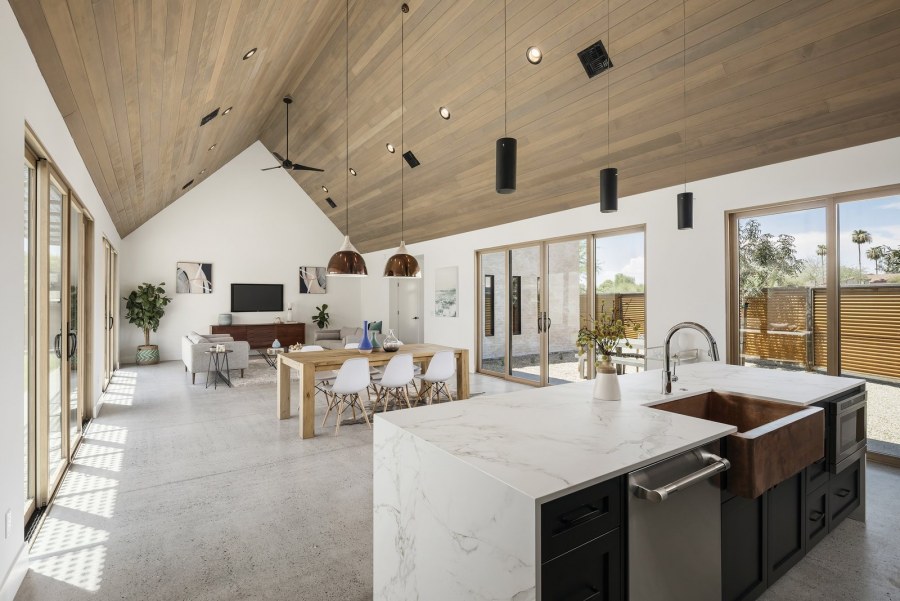 Интерьер одноэтажного коттеджа