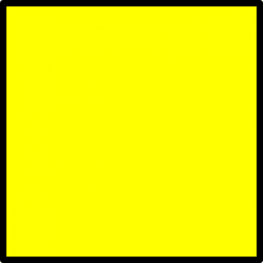 Квадрат желтого цвета
