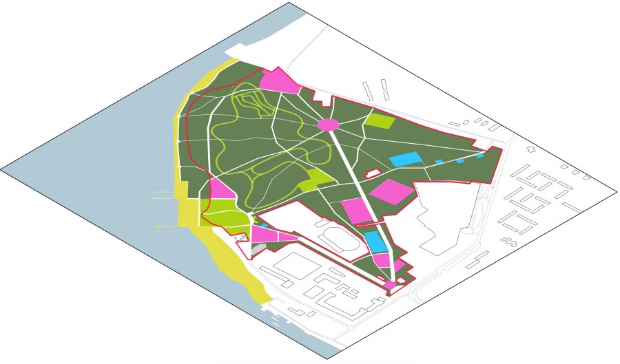 Функциональное зонирование лесопарка