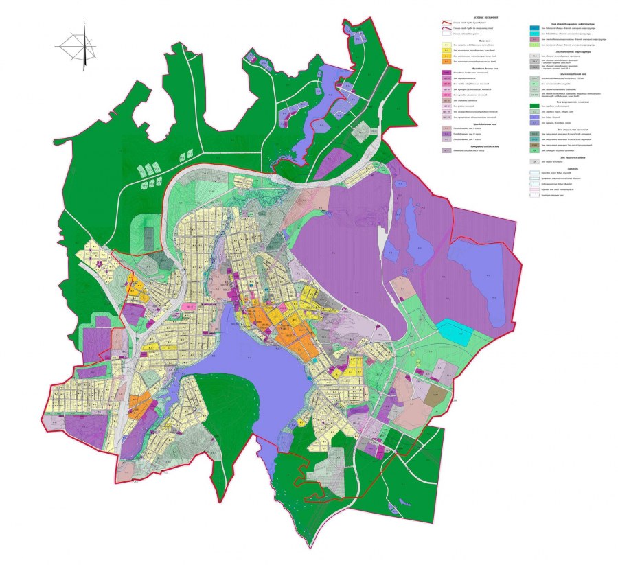 Генплан зонирование территории