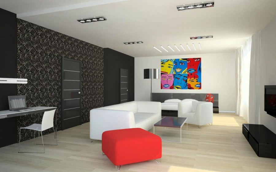 Квартира в стиле арт