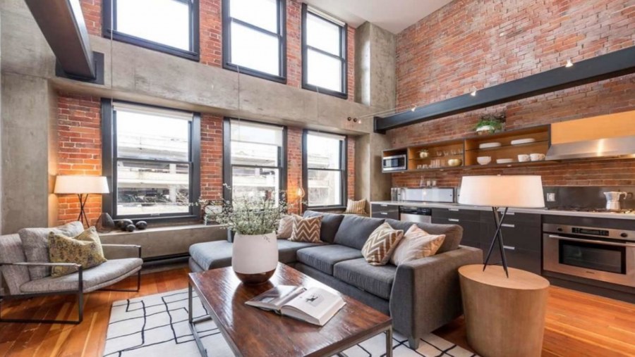 Планировка в стиле лофт