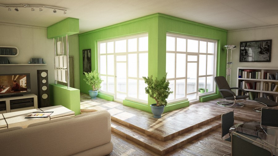 Vray интерьер