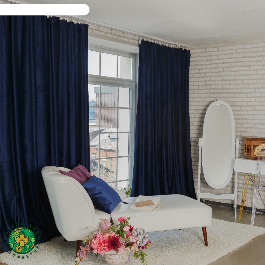Шторы из бархата в интерьере