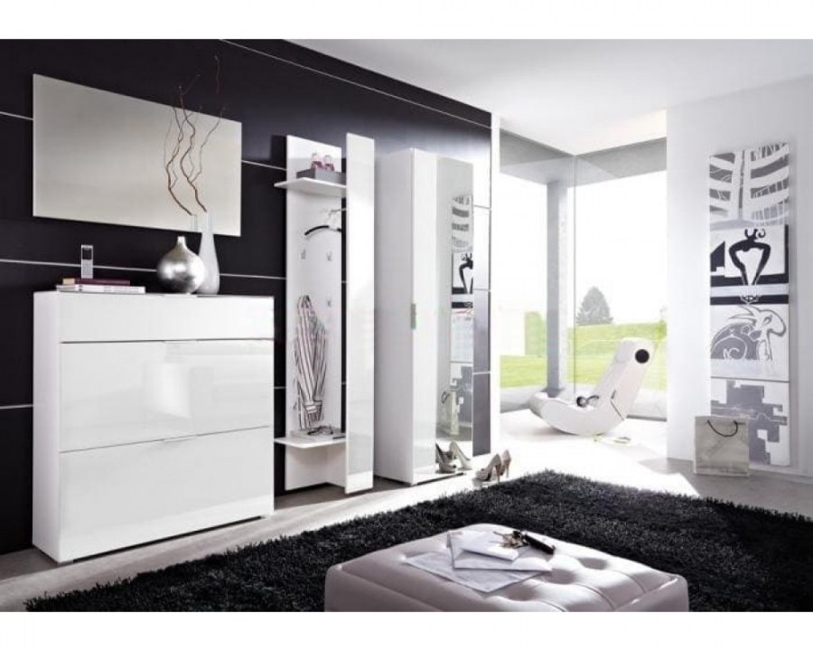 Прихожая Италия белый глянец