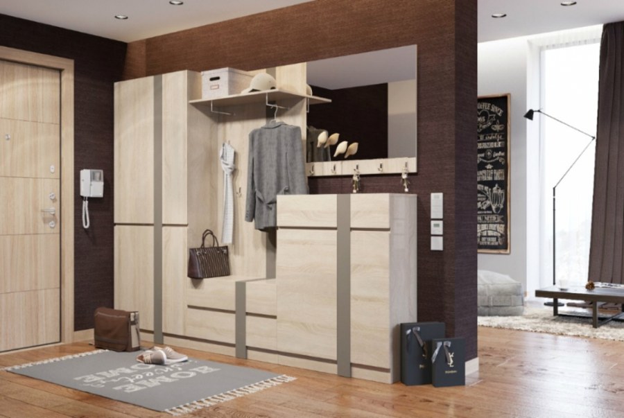 Прихожая Марселла дуб сонома