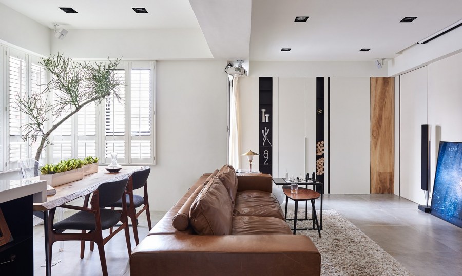 Интерьер квартиры свободной планировки