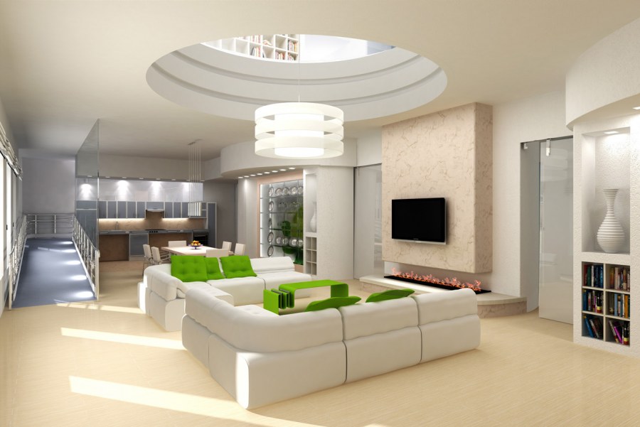 Интерьер квартиры свободной планировки