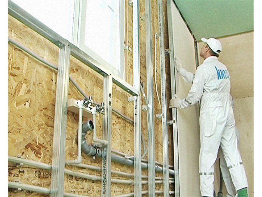 Облицовка ГКЛ Кнауф