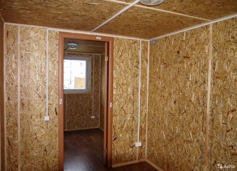 Обшивка стен ОСП панели