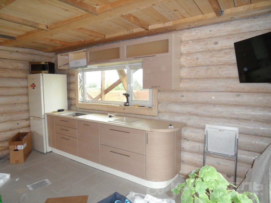 Кухни вдеревяннгм доме