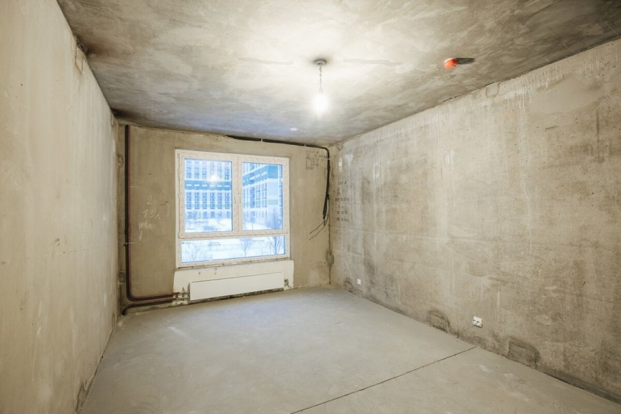 Студия черновая отделка