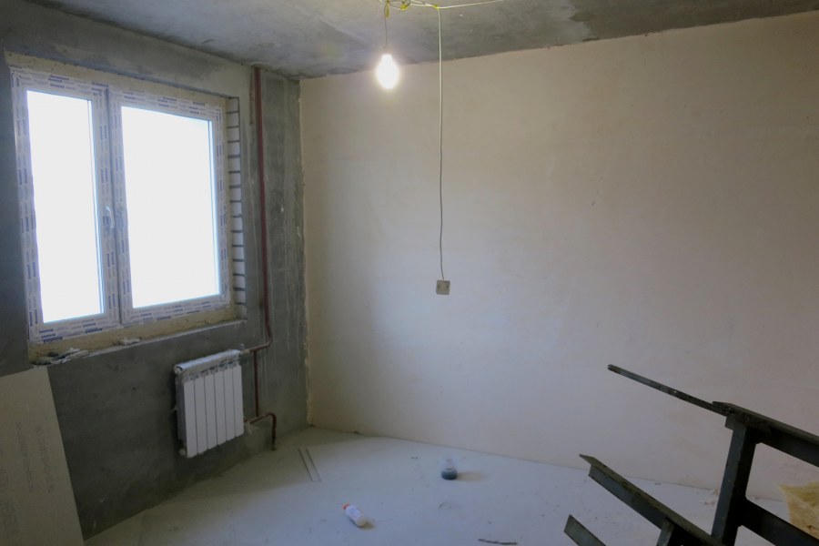 Двухкомнатная квартира с черновой отделкой