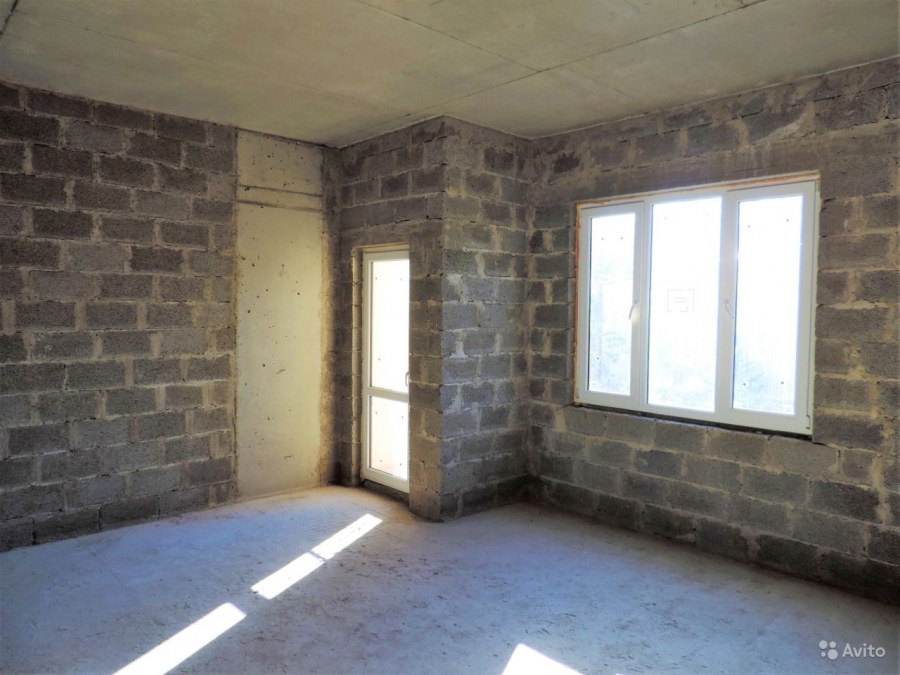 Однокомнатная квартира без отделки