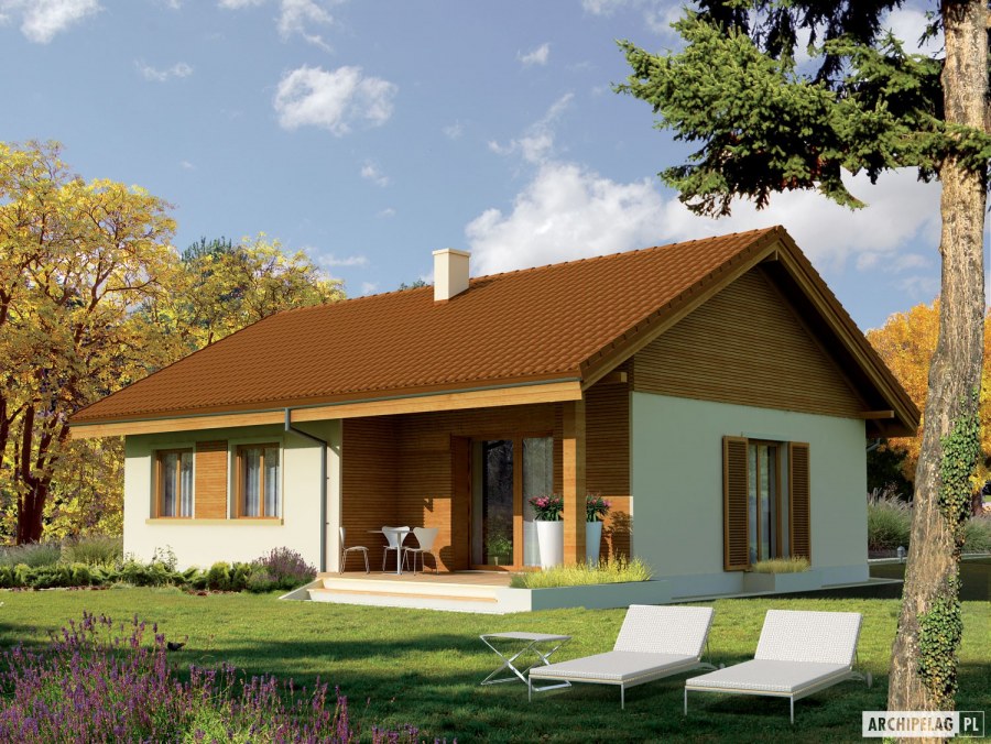 Небольшой одноэтажный домик