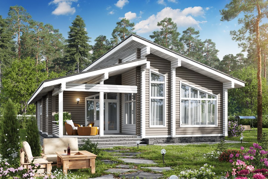 Дом из клееного бруса 100м2 проекты